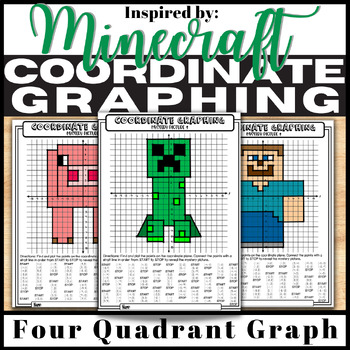 minecraft drawings on graph paper