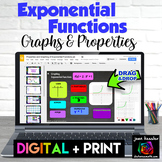 Exponential Functions Graphs & Key Properties Digital plus Print