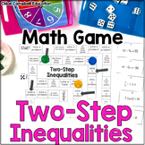 Graphing and Solving Two-Step Inequalities Game - 7th and 
