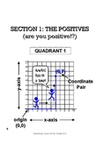 Graphing in Quadrant 1 of the Cartesian Coordinate Plane