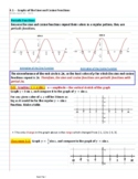 Ch4 Trigonometry - Pre calc - Graphing of the 6 Trig Funct