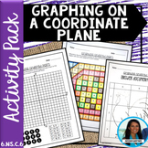 Graphing on a Coordinate Plane Activity and Worksheet Bundle