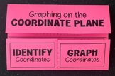Graphing on the Coordinate Plane Editable Foldable Notes