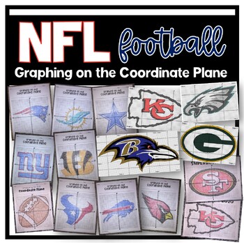 Graphing on the Coordinate Plane NFL Football Team Bundle The Big Game