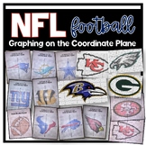 Graphing on the Coordinate Plane NFL Football Team Bundle 