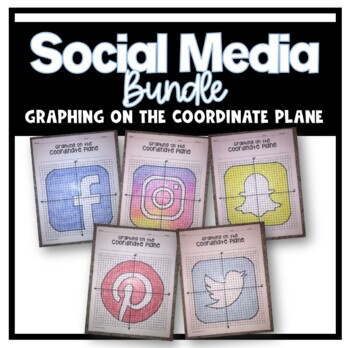 Preview of Social Media Bundle (Graphing on the Coordinate Plane)