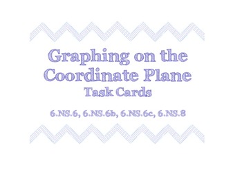Preview of Graphing on the Coordinate Plane Task Cards
