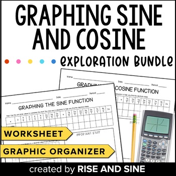 Preview of Graphing the Sine and Cosine Functions Bundle