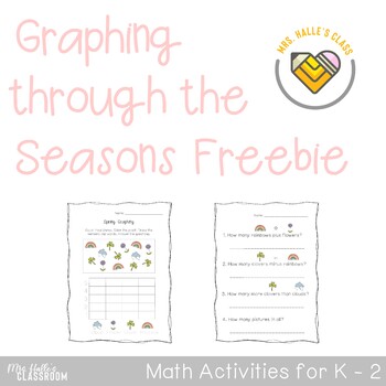 Preview of Graphing through the Seasons Spring Freebie