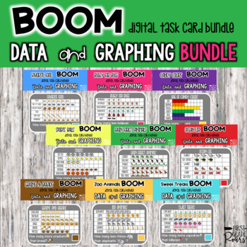 Preview of Graphing using Digital Task  BOOM CARDS