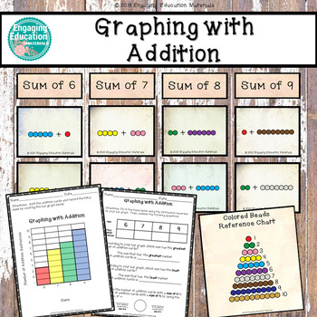 Preview of Graphing with Addition - A Montessori Inspired Lesson