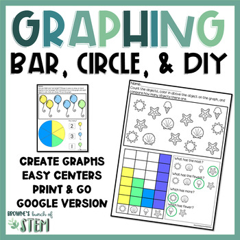 Preview of Graphing with Bar and Circle Charts in Kindergarten {Digital & Print}
