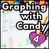 Graphing with Candy: Tally, Pictograph, Bar Graph, & Line Plot