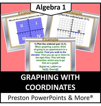 Preview of Graphing with Coordinates in a PowerPoint Presentation