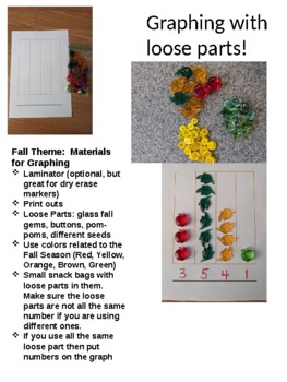 Preview of Graphing with Fall Loose Parts