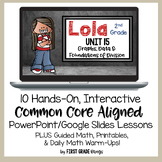 Graphs, Data & Early Division: 2nd Grade Math Lessons, Guided Math, Worksheets
