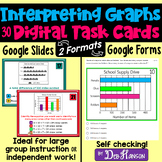Graphs Practice Task Cards Using Google Forms and Google S