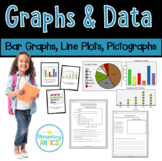 Graphs and Data- Bar Graphs, Line Plots, Pictographs