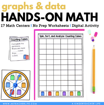 Preview of Graphs and Data First Grade Math
