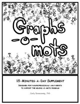 Preview of Graphs-o-Mots: 15 Minutes-a-Day Supplement