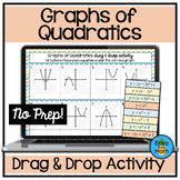 Graphs of Quadratic Functions in Vertex Form Digital Drag 
