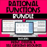 Graphs of Rational Functions Bundle