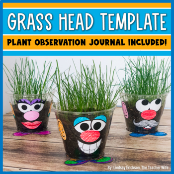 Preview of Grass Head Templates and Plant Observation Journal