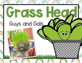 Growing Grass Head Guys and Gals Activity Pack
