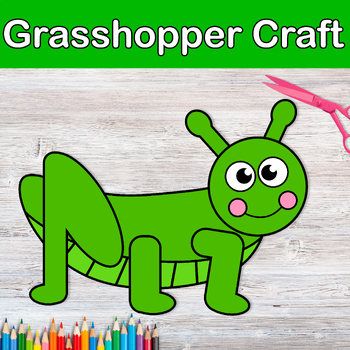 Grasshopper Craft| Insect Activity | Bug Craft | Spring Activities