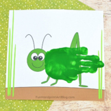 Grasshopper Craft Printable Bug Template
