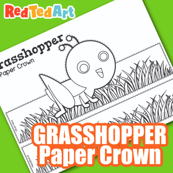 Preview of Grasshopper Headband Craft - Simple Spring Craft for Bug & Insect Costumes