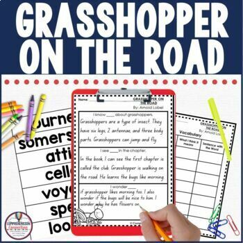 Preview of Grasshopper on the Road by Arnold Lobel Read Aloud Activities Book Companion