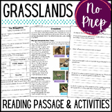Grasslands Habitat Reading Comprehension Passage, Question