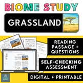 Grasslands Savanna | Reading Passage + Question Set | Eart
