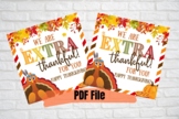 We are extra thankful for you thanksgiving gift tag