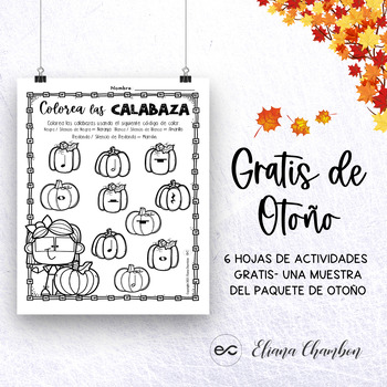 Preview of Gratis - Hojas musicales - Otoño - Notas - Figuras- Ritmos - Colorear