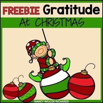 Preview of Christmas Activities and Gratitude Journal  FREEBIE