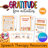 Gratitude Activities for Middle School Speech Therapy