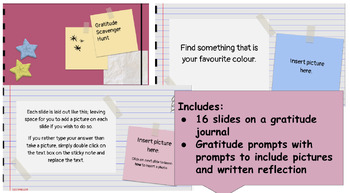 Preview of Gratitude Activity/ Journal