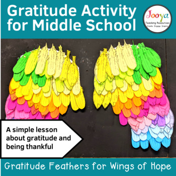 gratitude assignment for middle school