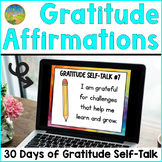 Gratitude Affirmation and Self-Talk Activities - Thanksgiv