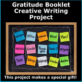 Gratitude Booklet Creative Writing Project
