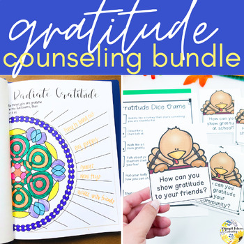 Preview of Gratitude Bundle - Year Round and Thanksgiving Themed Gratitude Activities