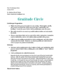 Gratitude Circle Script