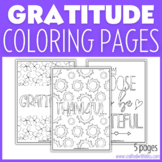 Gratitude Coloring Pages | Kindness Printable | Thanksgivi
