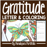 Gratitude Coloring Pages & Gratitude Letter / Gratitude Posters