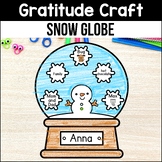 Gratitude Snowman Craft Winter Craft Bulletin Board Christ