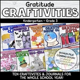 Gratitude Craftivity Series | Craftivity & Writing | Socia