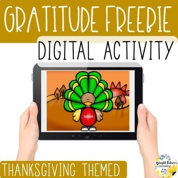 Preview of Gratitude Digital Activity Distance Learning
