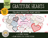 Gratitude Hearts, Daily Gratitude Prompt Cards | Valentine